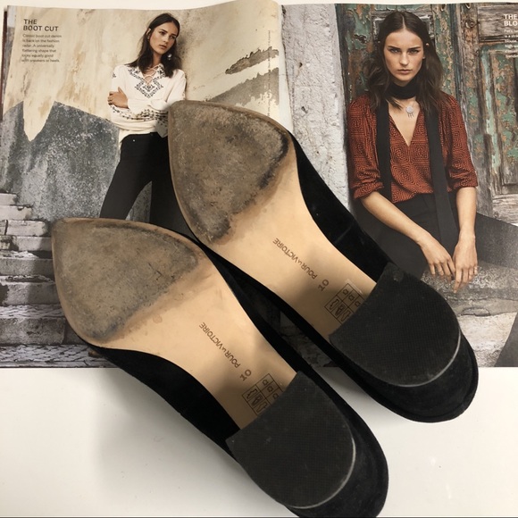 Pour la Victoire "Val" pumps in black suede - Picture 6 of 8